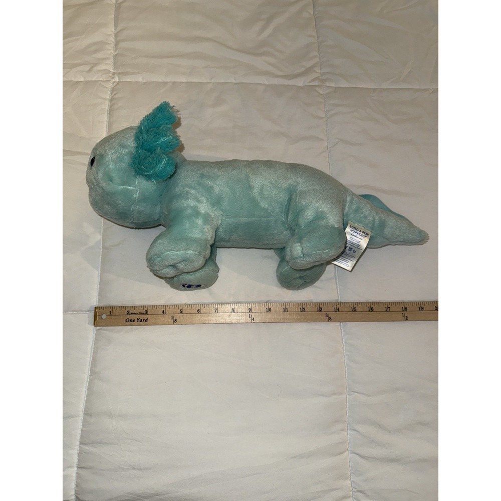 Axolotl-Build A Bear (BAB)  19" - Mint (Teal) Green - Stuffed-Plush Toy - Picture 2 of 5